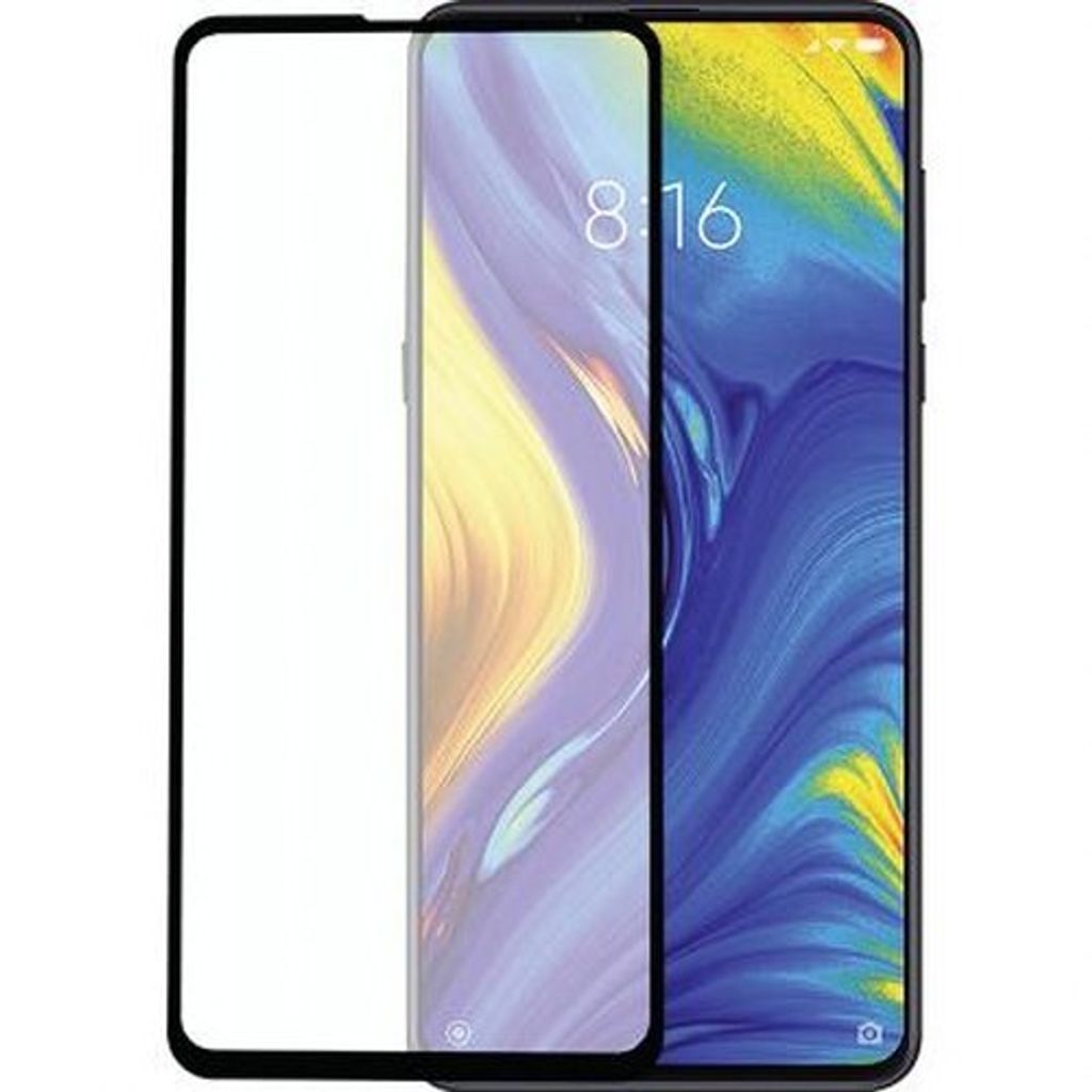 BigBen Connected, Ölabweisende Glas-Displayfolie für Xiaomi Mi Mix 3, Transparentes Schwarz