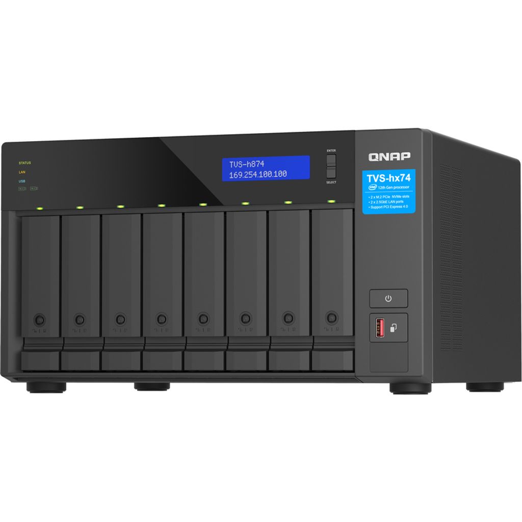 QNAP TVS-H874 - NAS-Server - 8 Schächte - SATA 6Gb/s
