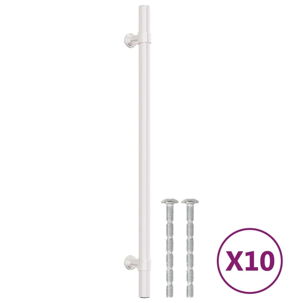 Fornitura 10 Maniglie Industriali Acciaio Inox 224mm Argento Prezzo Stock