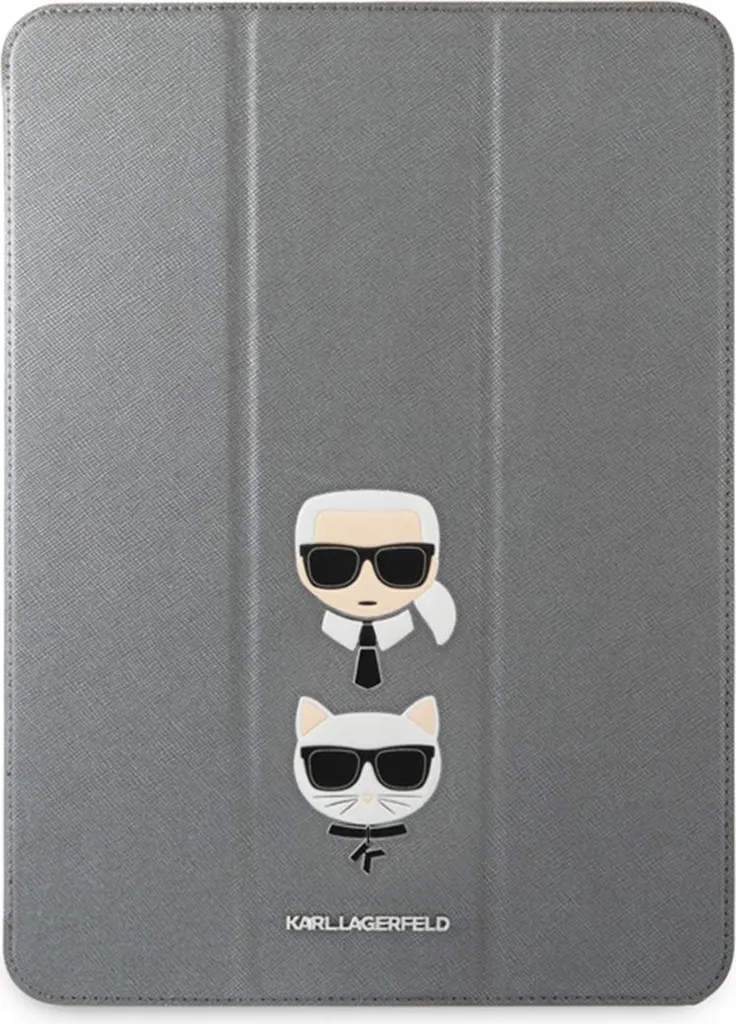Pochette de protection iPad Pro 12.9 Karl Lagerfeld Gris Saffiano