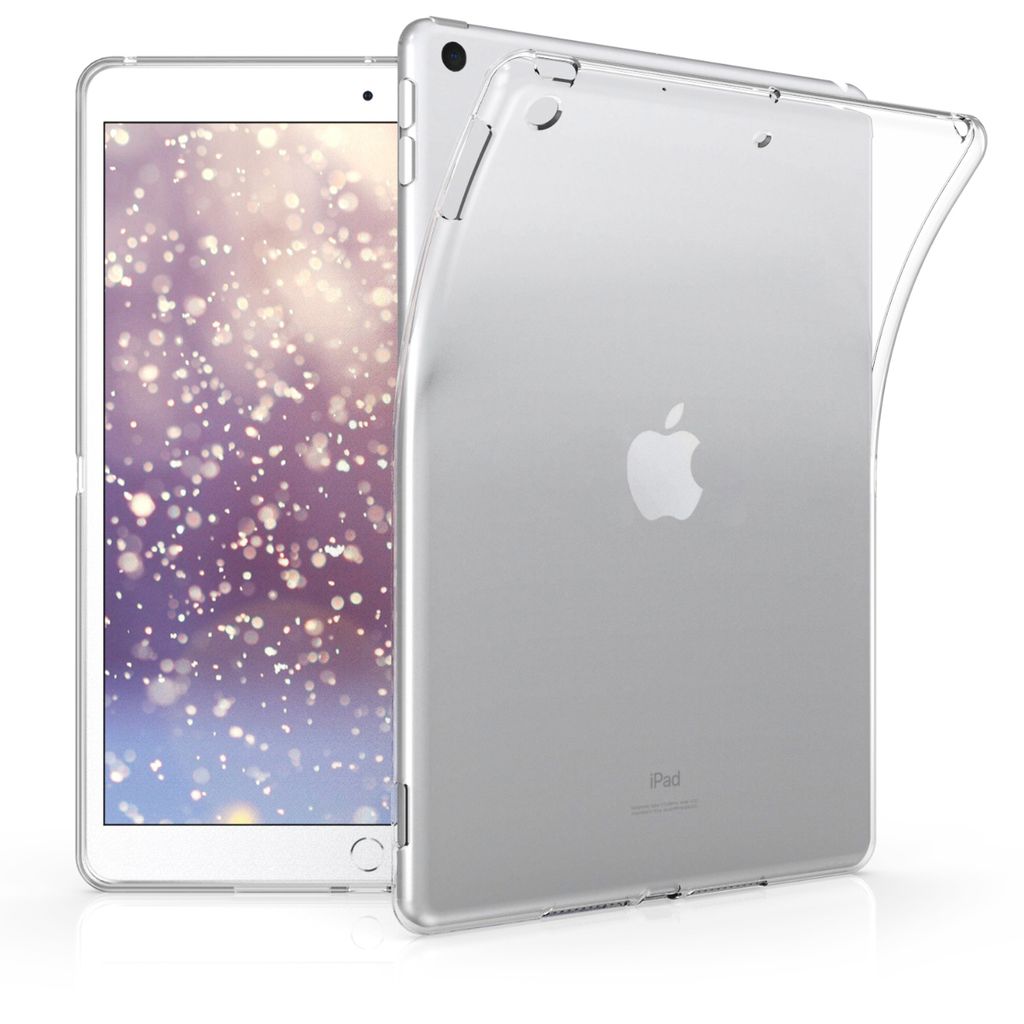 kwmobile Hülle kompatibel mit Apple iPad 10.2 (2019/2021) Hülle - weiches TPU Silikon Case transparent - Tablet Cover Transparent