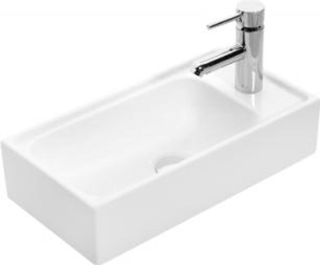 Kreabad Design Wandhänge Keramik Waschbecken 50x26 für Produktbild 