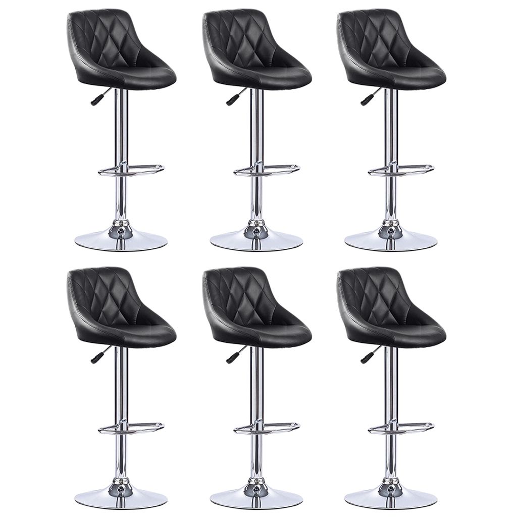 Barhocker 6er Set Drehbare Barstuhl Küchenhocker aus Produktbild 