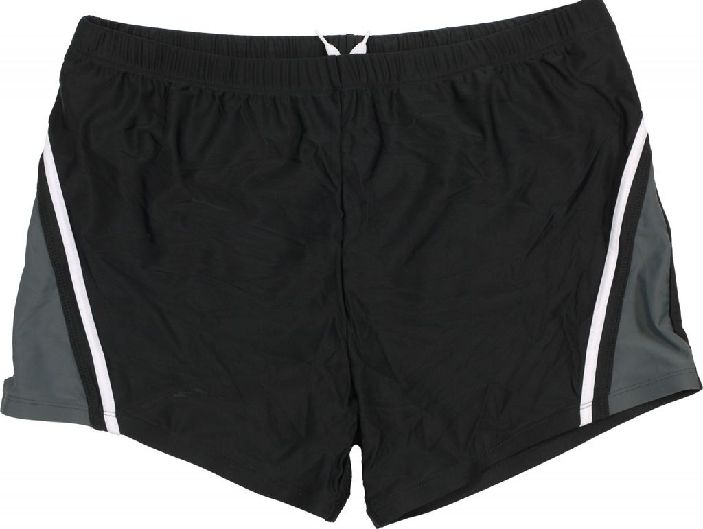 Übergrößen Bade-Shorts ABRAXAS Schwarz/Grau 5XL