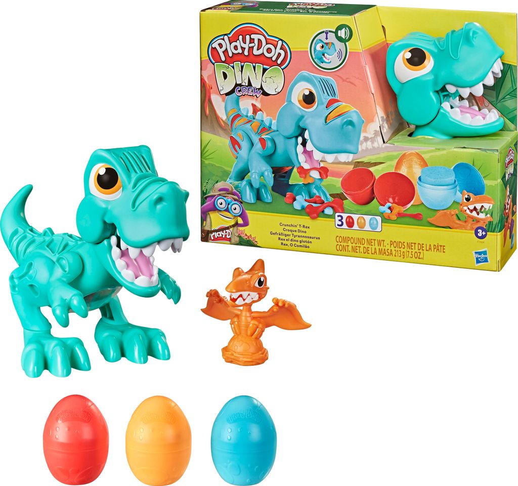 Play-Doh Dino Crew F15045L1, Knetmasse-Spielset, Produktbild 
