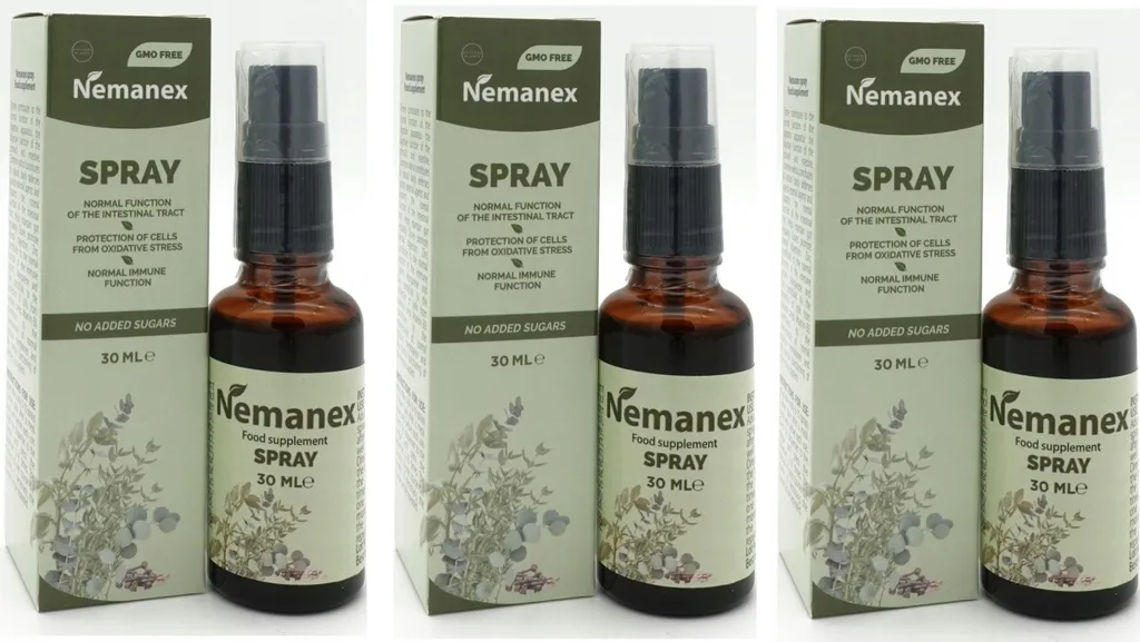 Spray buccal Nemanex 30ml lot de 3 pour le soutien du confort intestinal