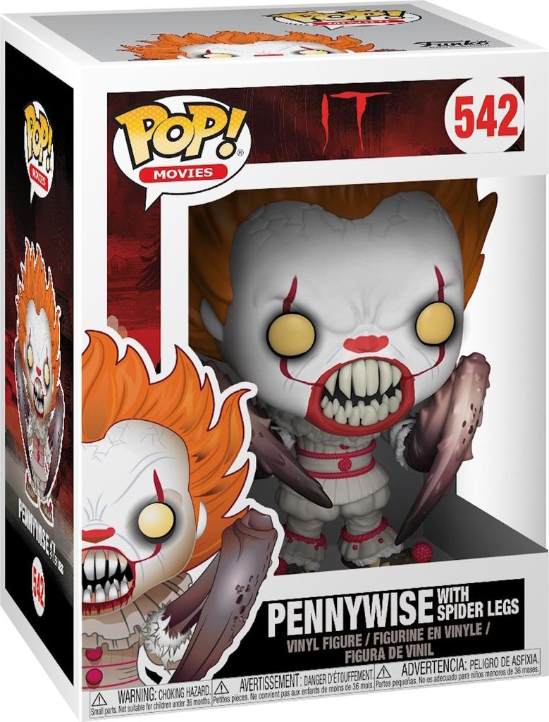 IT - Pennywise with Spider Legs 542  - Funko Pop! Vinyl Produktbild 