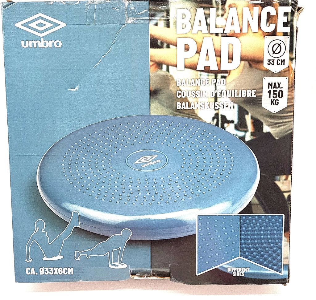 Umbro Pillow Adults Children Wobble Pillow Blue 33 CM Obrázek produktu 3
