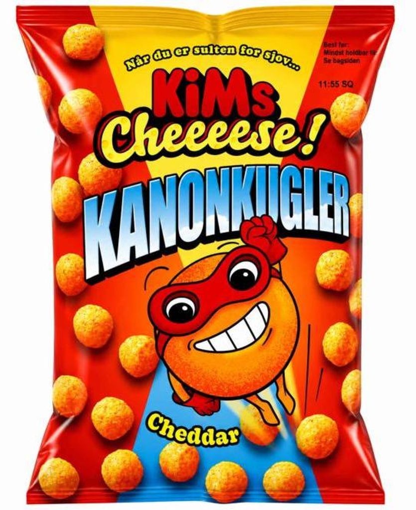 KiMs Cheeeese! Kanonkugler Cheddar 135g Produktbild 