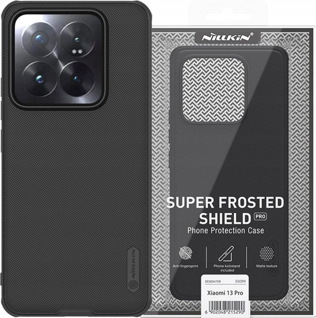 Nillkin Fall Fall Fall für Xiaomi 14 Pro Schwarz Produktbild 