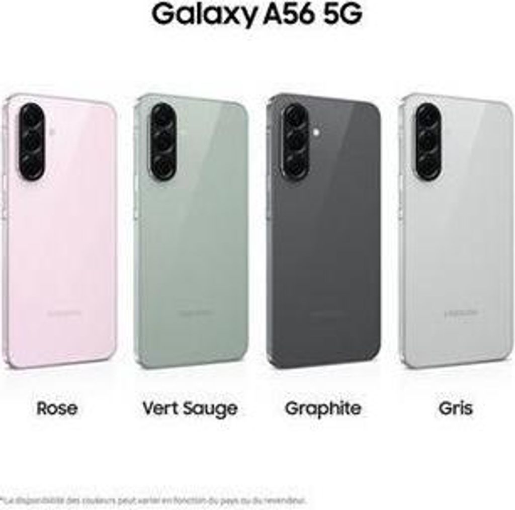 Smartphone Samsung Galaxy A56 6.7 5G Nano-SIM 128 GB Grau Produktbild 
