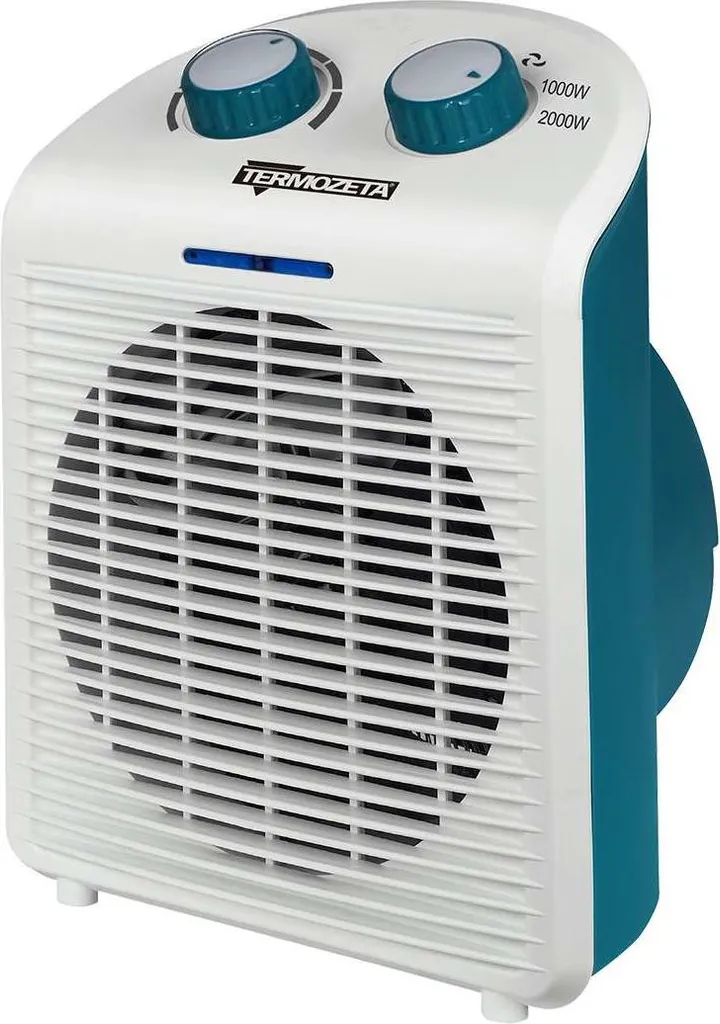 Chauffage d'Appoint Puissant 2000W Termozeta TZR51WB Thermostat Réglable