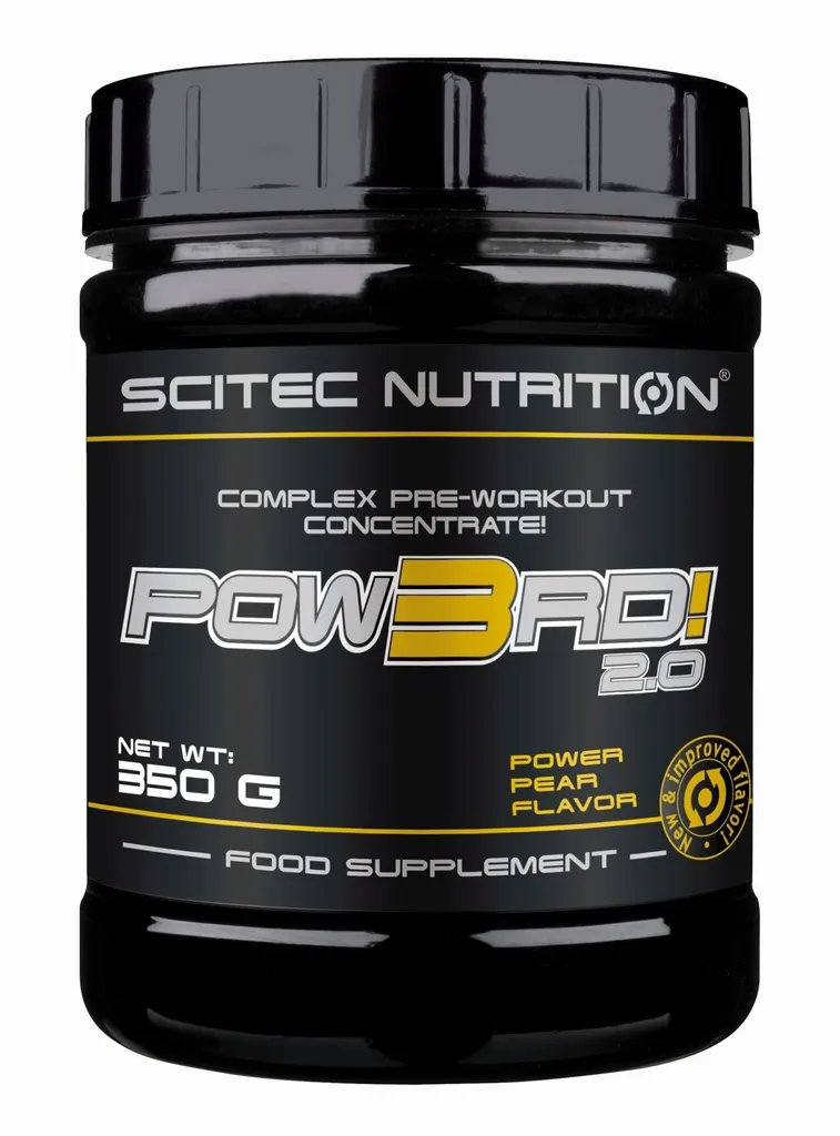 Scitec Nutrition Pow3rd 2.0 350g poire booster pré-entraînement concentré