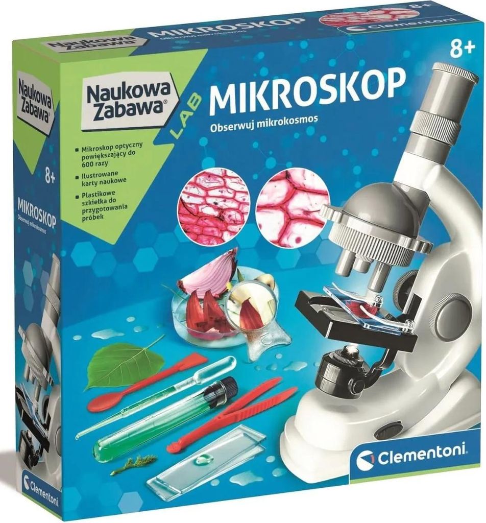 Clementoni Naukowa Zabawa - Doświadczenia z mikroskopem Obrázek produktu 
