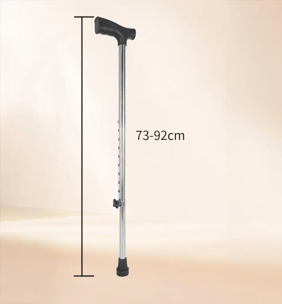 Canne de marche stable et légère en aluminium réglable pour senior