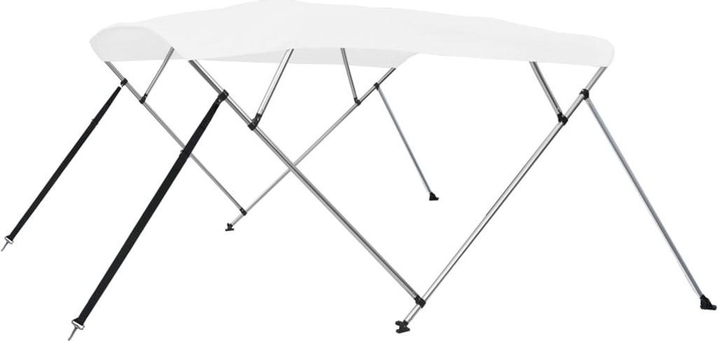 "2026 Promotion" 4-Bow Bimini Top Weiß 243x196x137 cm - Planen & Abdeckfolien CC32597