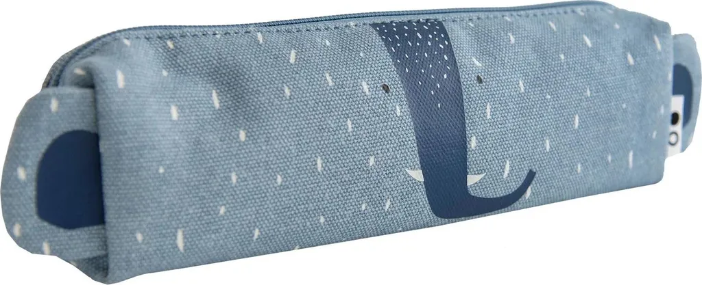 Astuccio Sostenibile Trixie Mrs Elephant | Cotone Organico Blu Design