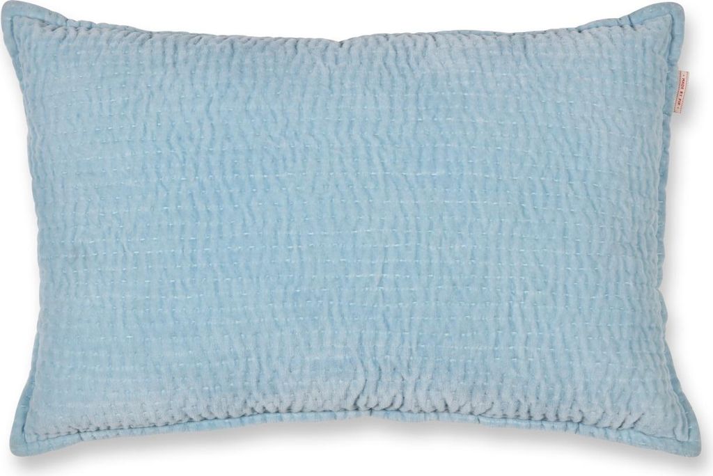 Pip Studio Kissenbezug einzeln Velvet Sky Farbe Light Blue Größe 40x60