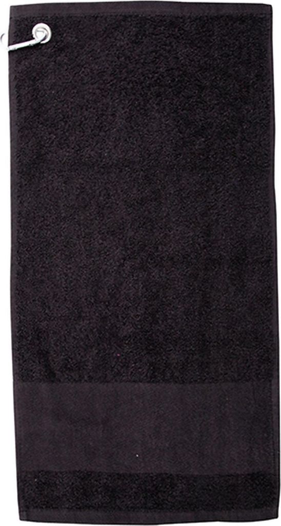 Towel City TC033 | Printable Golf Towel - Handtuch - 40 x 60 cm - Farbe: Black - Größe: 40 x 60 cm