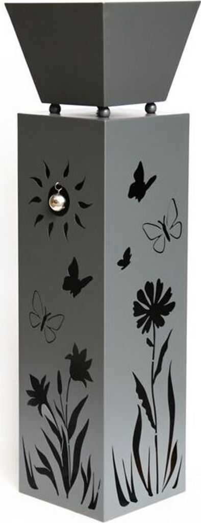 Pflanzsäule mit Blumenmotiv NOVELLA Produktbild 