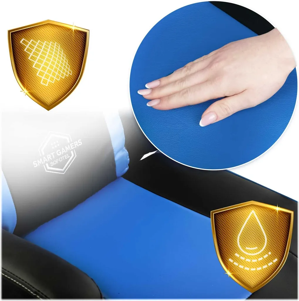 Sedia Gaming Sofotel Yasuo per Ragazzi: Ergonomia e Stile Blu e Nero 2026 - 15