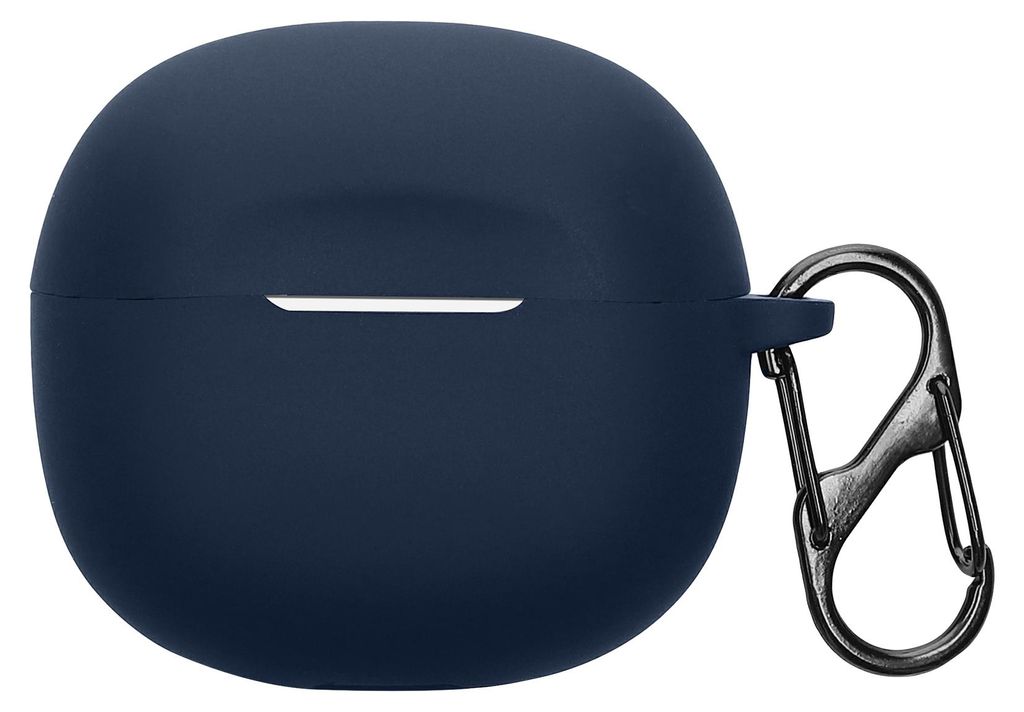 kwmobile Schutzhülle für Skullcandy Rail In-Ear Wireless Hülle - TPU Silikon Case für Kopfhörer Ladecase - stoßfestes Cover mit Karabiner - D...