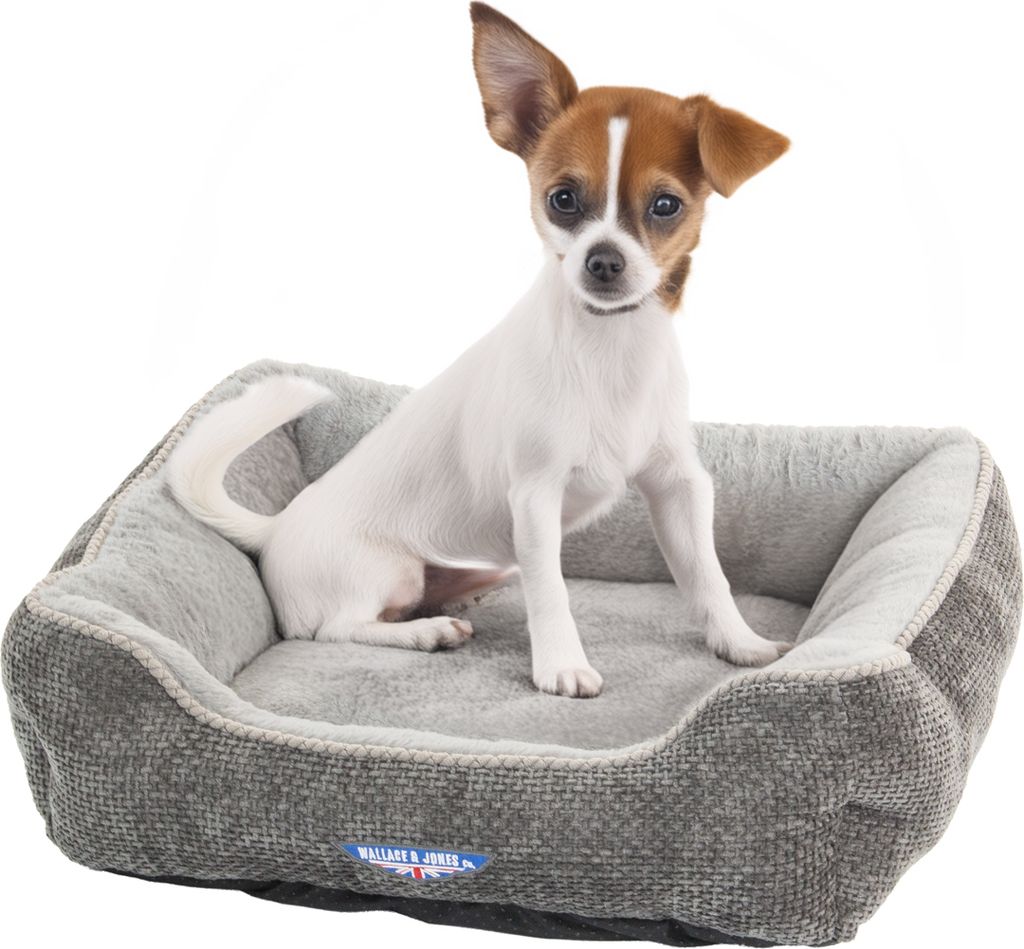 Hundebett Dunrobin · Grau · S · 51 x 46 x 15 cm