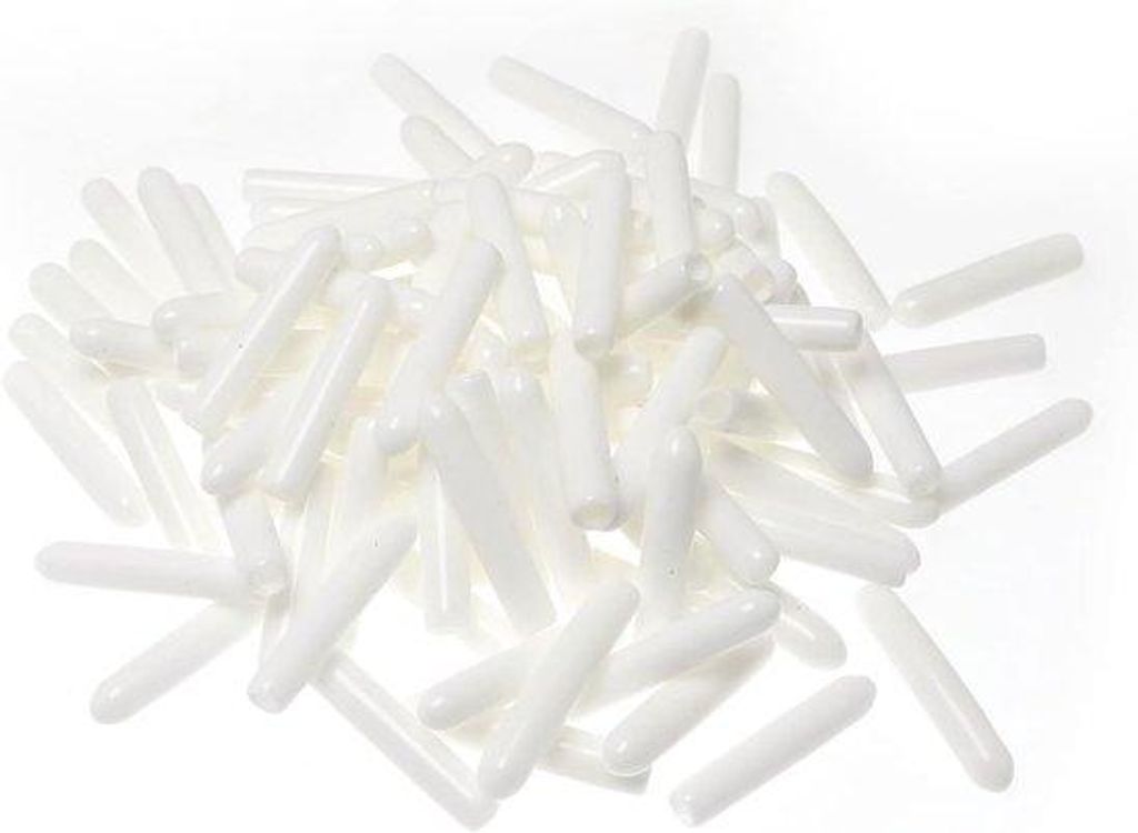 Silikonische Abtropfschalen - 130 Stück - krasbeständig - für alle Spülmaschinen - 2,5 x 0,5 x 0,5 cm