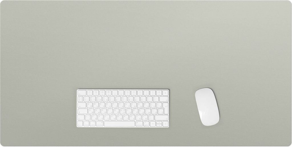 Farbe Graugrün – Schreibtischunterlage – Rutschfeste Tischunterlage – Schreibtischmatte für Büro & Zuhause – Schreibunterlage – Mauspa...