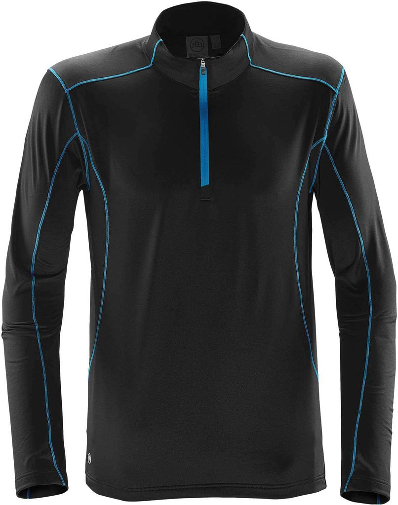 Stormtech - "Pulse" Pullover für Herren RW7158 (M) (Schwarz/Leuchtend Blau)