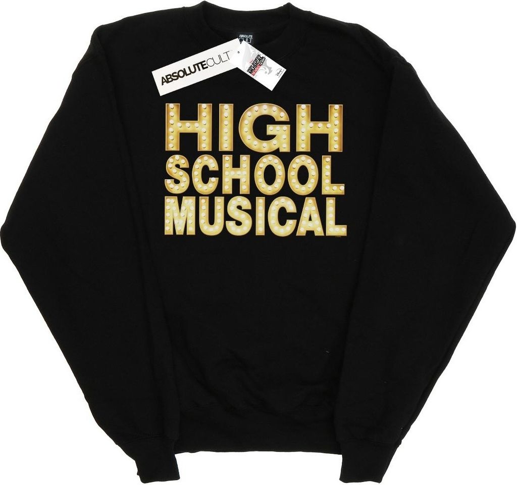 Disney - "High School Musical The Musical Lights" Sweatshirt für Herren BI29102 (M) (Schwarz)