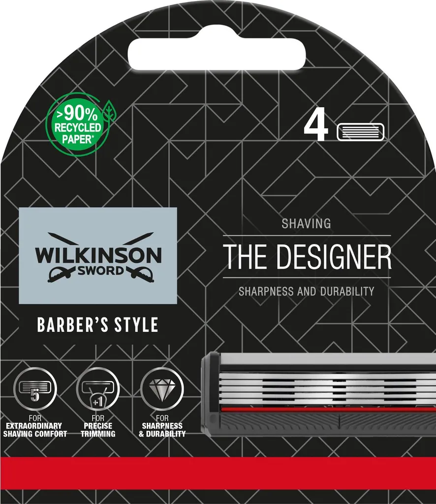 Coffret de rasage Wilkinson Barber's Style The Designer avec 4 accessoires