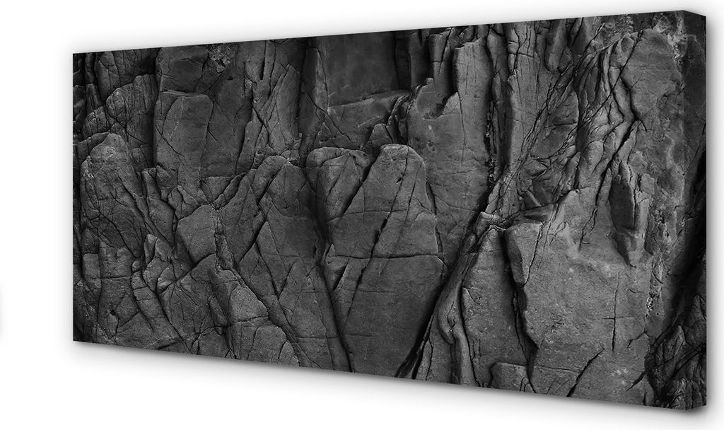 Leinwandbild 120x60 Wandkunst Steinstruktur Abstraktion