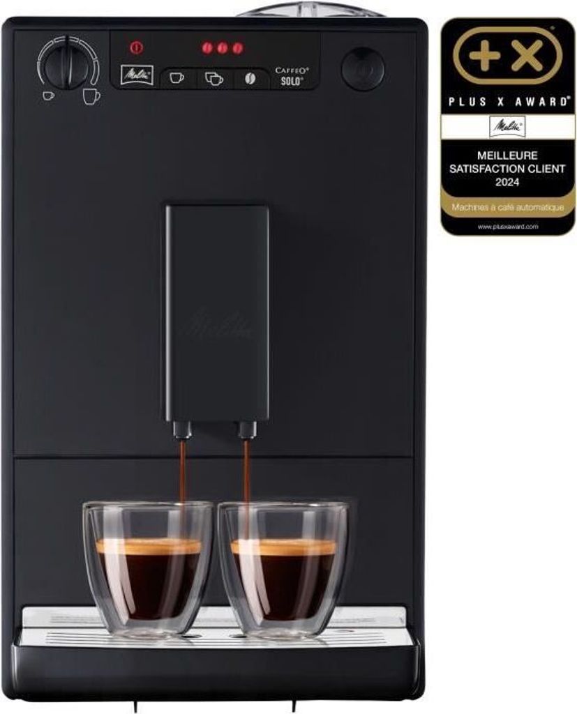 Machine à Café à Grain MELITTA Solo, Pure Black, 2 Tasses, Image du produit 