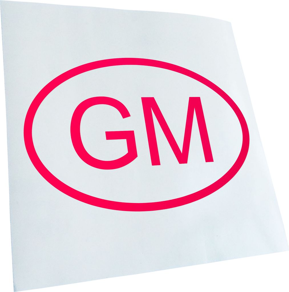 Kiwistar - Autoaufkleber - Gambia GM Heckscheibe - Aufkleber für Auto Kfz Fahrrad, LKW, Truck Mofa