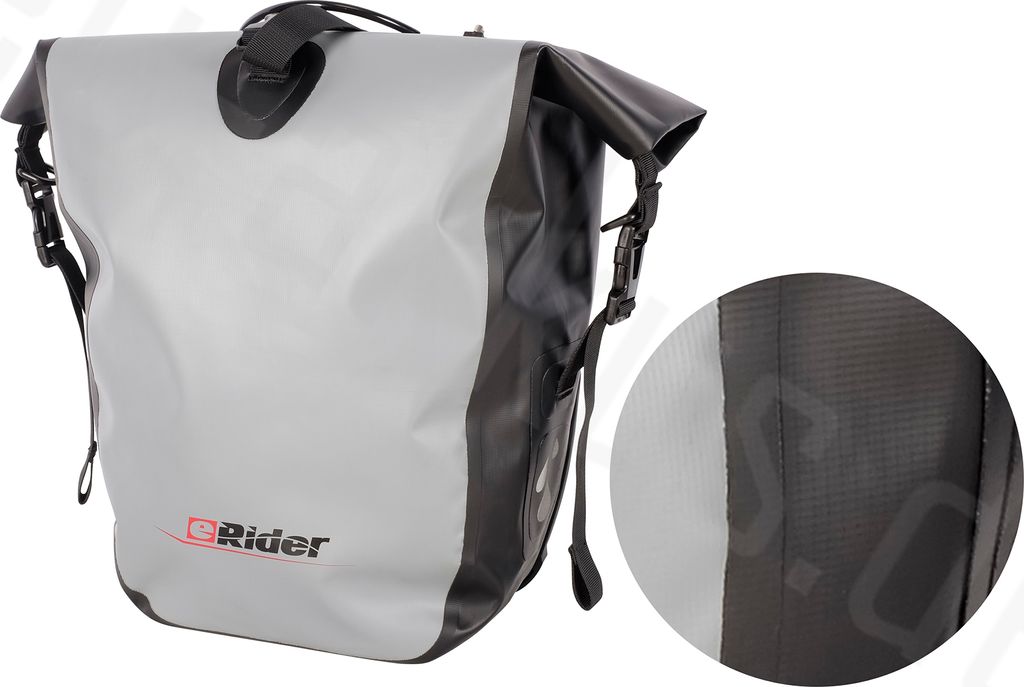 Wasserfest Fahrradtasche 25 Liter Universell für jedes Fahrrad Trolley, Seitentasche, Fahrrad Tasche, Gepäckträger Tasche