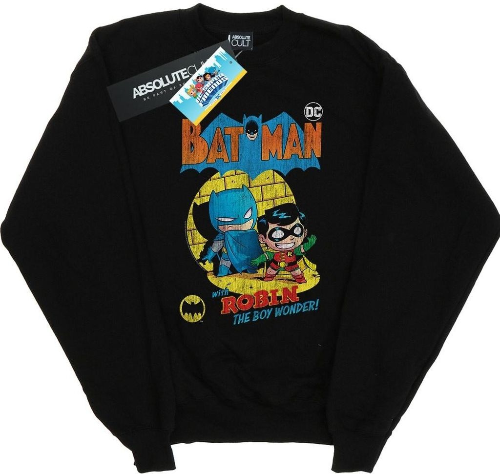 DC Comics - "Super Friends The Boy Wonder" Sweatshirt für Herren BI20330 (S) (Schwarz)