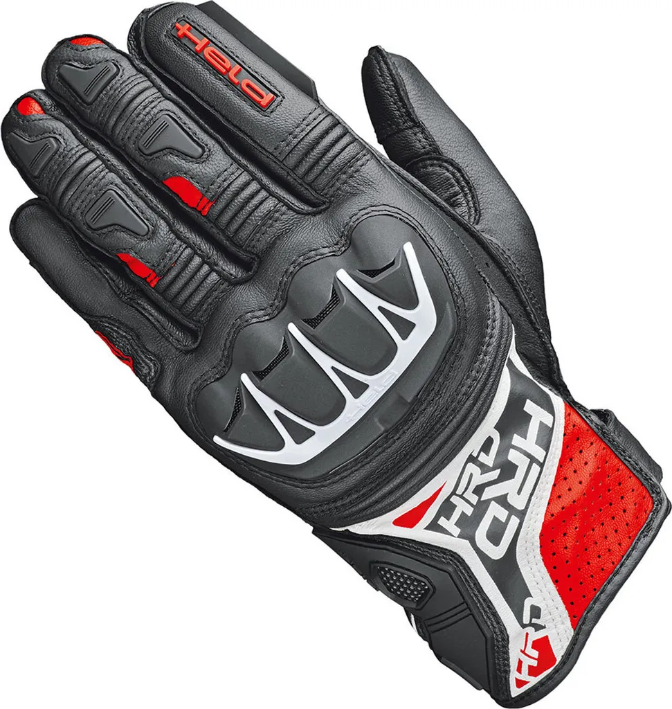 Gants de sport Held Kakuda noir et rouge en taille 9 pour la moto