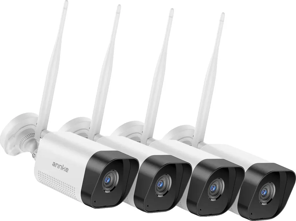 Caméra 8MP vision nocturne et design étanche IP66 pack de 4 I91FB