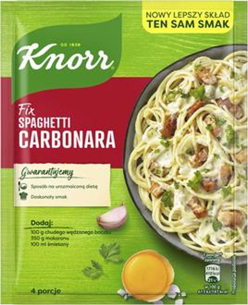 Knorr Fix Spaghetti Carbonara 38g Zdjęcie produktu 
