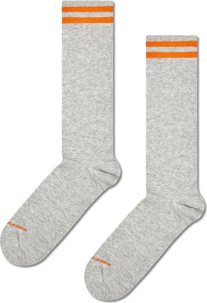 Happy Socks Solid Sneaker Thin Crew-socken Grau EU 36-40 Mann Grau EU 36-40