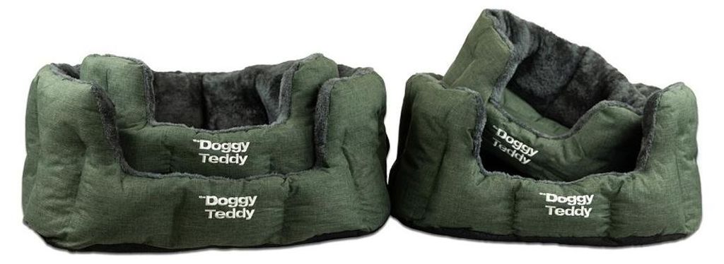 Pet-Joy Products Doggy Teddy Strong , Farbe:Dark Green, Größe:S