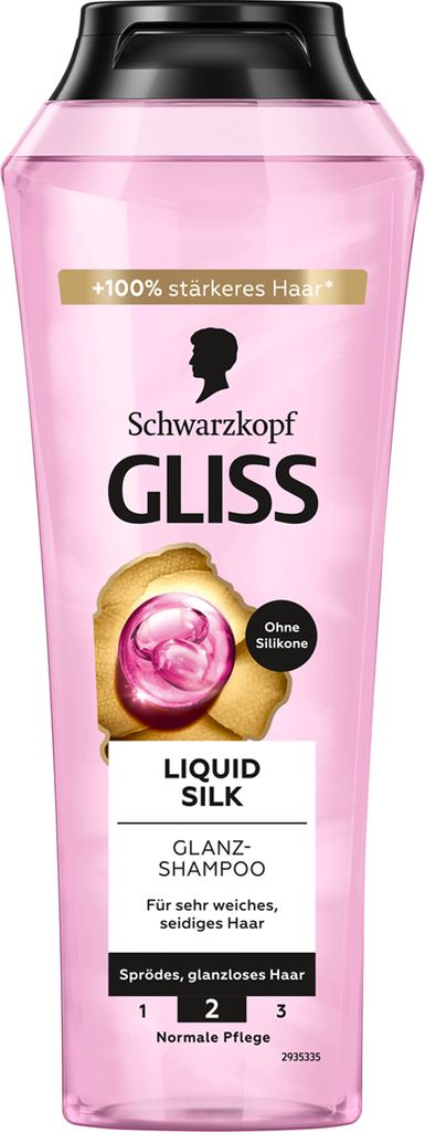 Gliss Kur Liquid Silk Glanz Shampoo außergewöhnlich weiches Haar 250ml