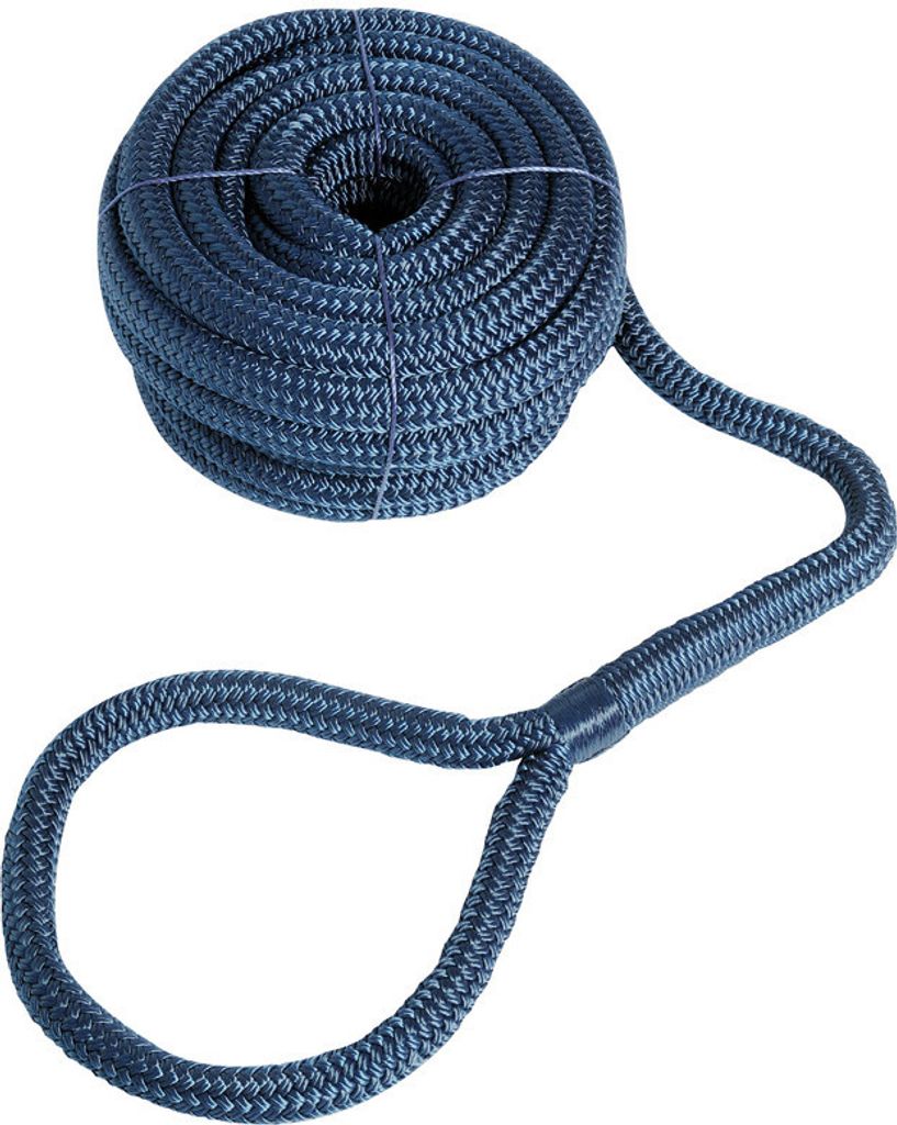 Osculati Festmacherleine mit Auge 24mm x 15m Navyblau