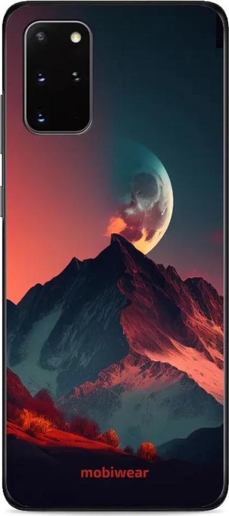 Handyhülle für Galaxy S20 Plus, Mobiwear Glossy Case, Gebirgsdämmerung
