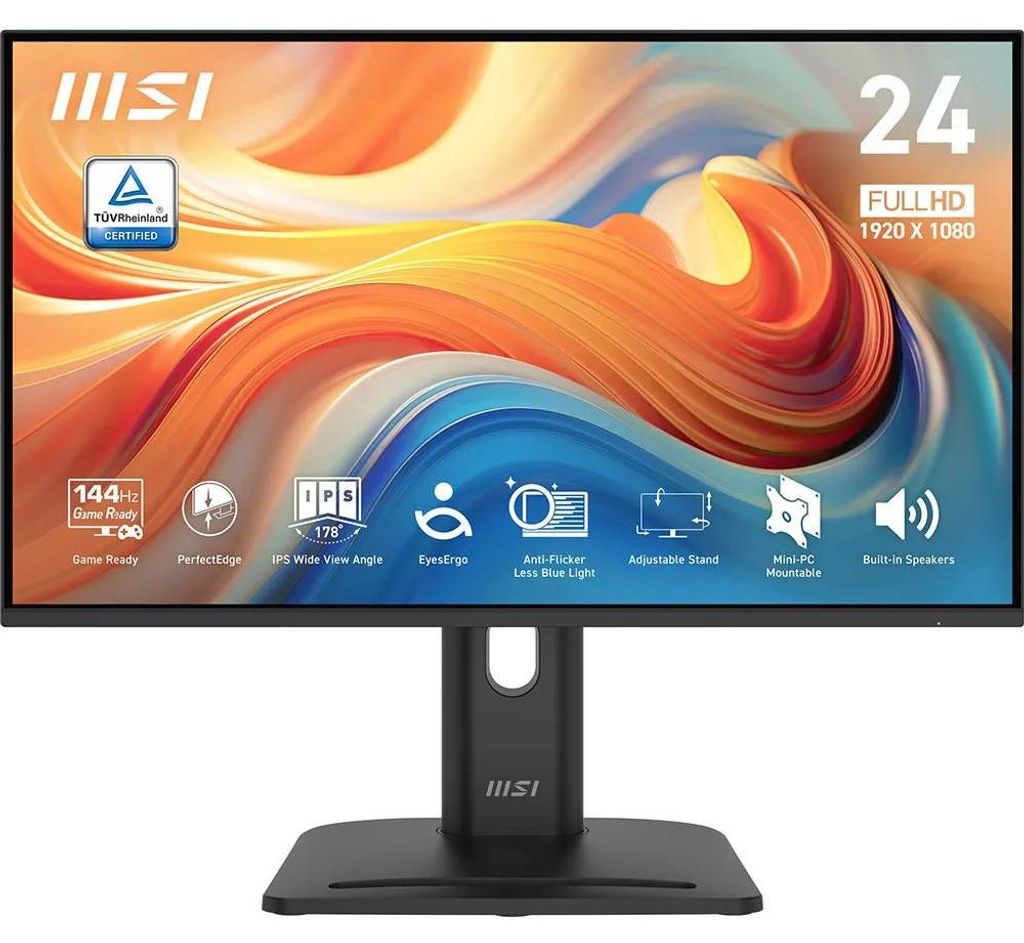 MSI Pro MP245PG E14, 60,5 cm (23.8"), 1920 x 1080 Pixel, Full HD, LCD, 4 ms, Schwarz