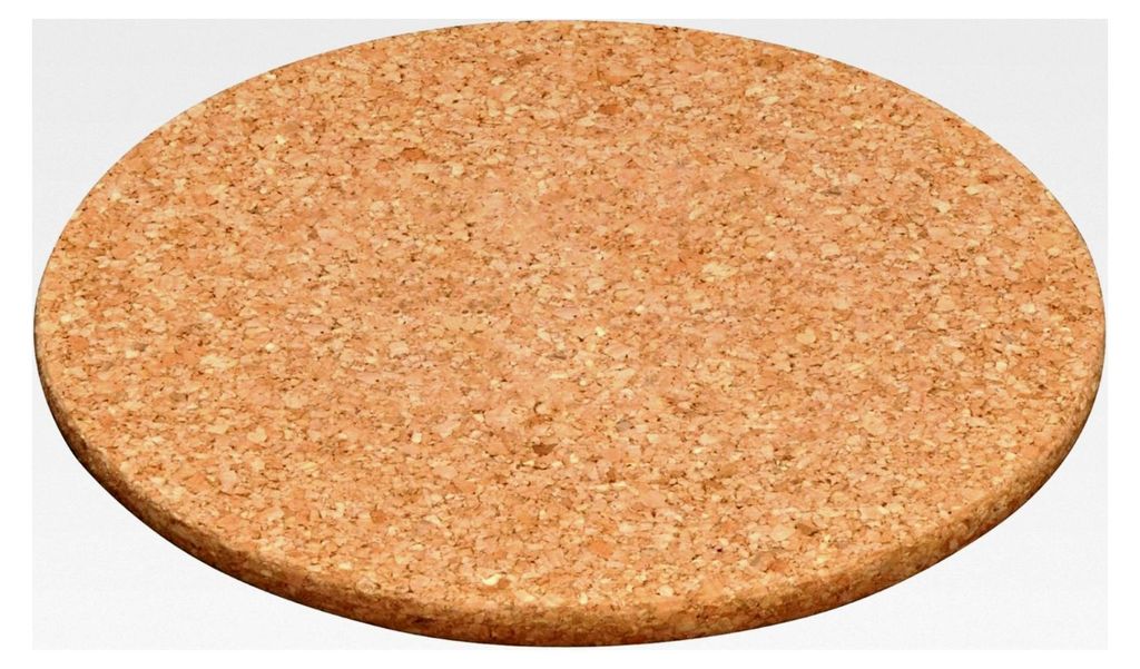 Magnetischer Korkuntersetzer | 21 cm runder Korkuntersetzer | hitzebeständiger rutschfester Untersetzer – Schutzmatte für Tisch und Pfannen
