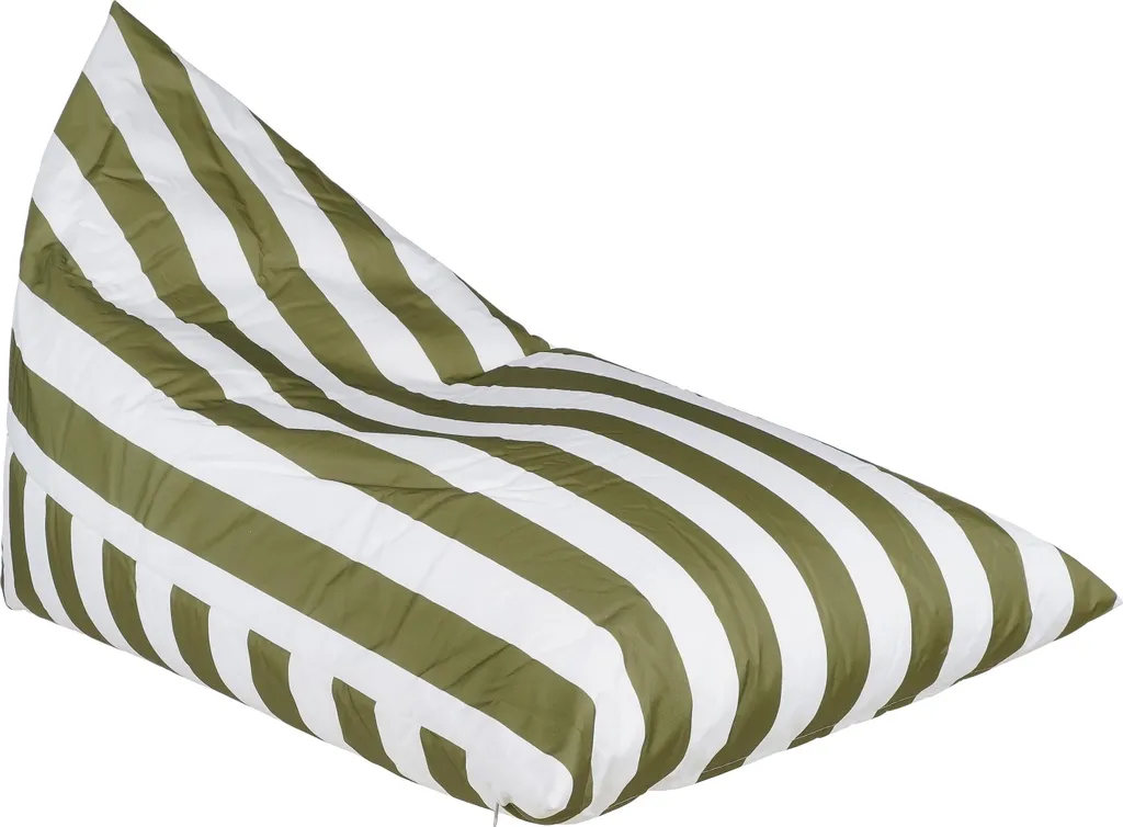 Coussin de Jardin Vert 140 cm Rissy en Polyester Résistant aux Intempéries