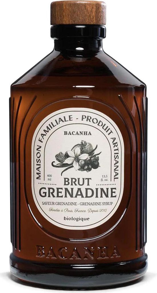 Bacanha Sirop Brut de Grenadine400 ml - Organický Obrázok produktu 