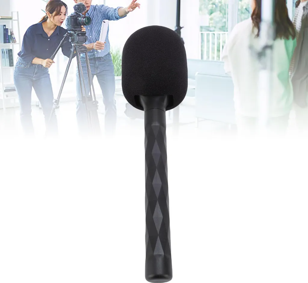Impugnatura microfonica compatibile con DJI MIC 1/2 Mini Adattatore microfonico wireless portatile con schiuma